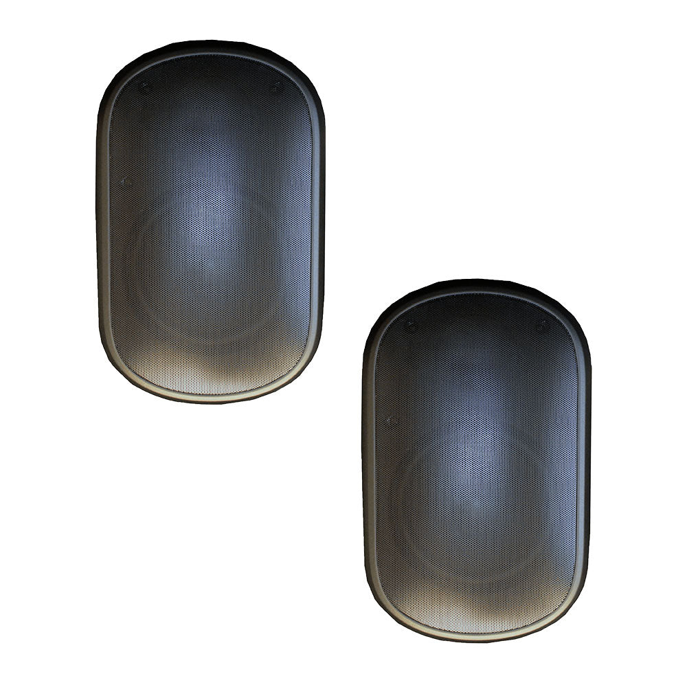 Speco SPCE6OTB - Contractor Elite Series 6.5-Inch Surface Loudspeaker (Black / Pair)