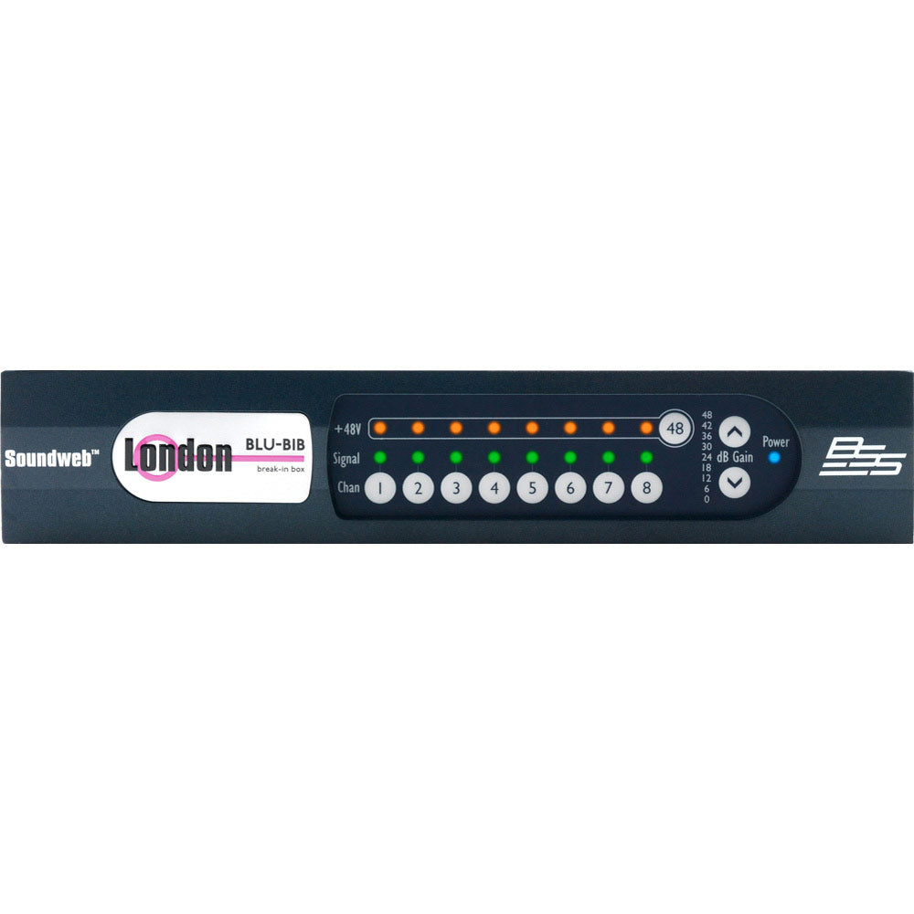 BSS BLU-BIB 8 Channel Break In Box for Soundweb Systems
