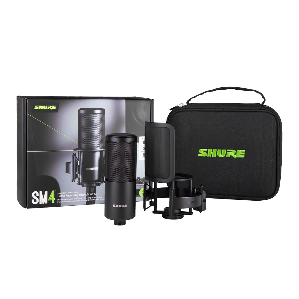 Shure SM4 Studio Kit - Large Diaphragm Condenser Recording Microphone