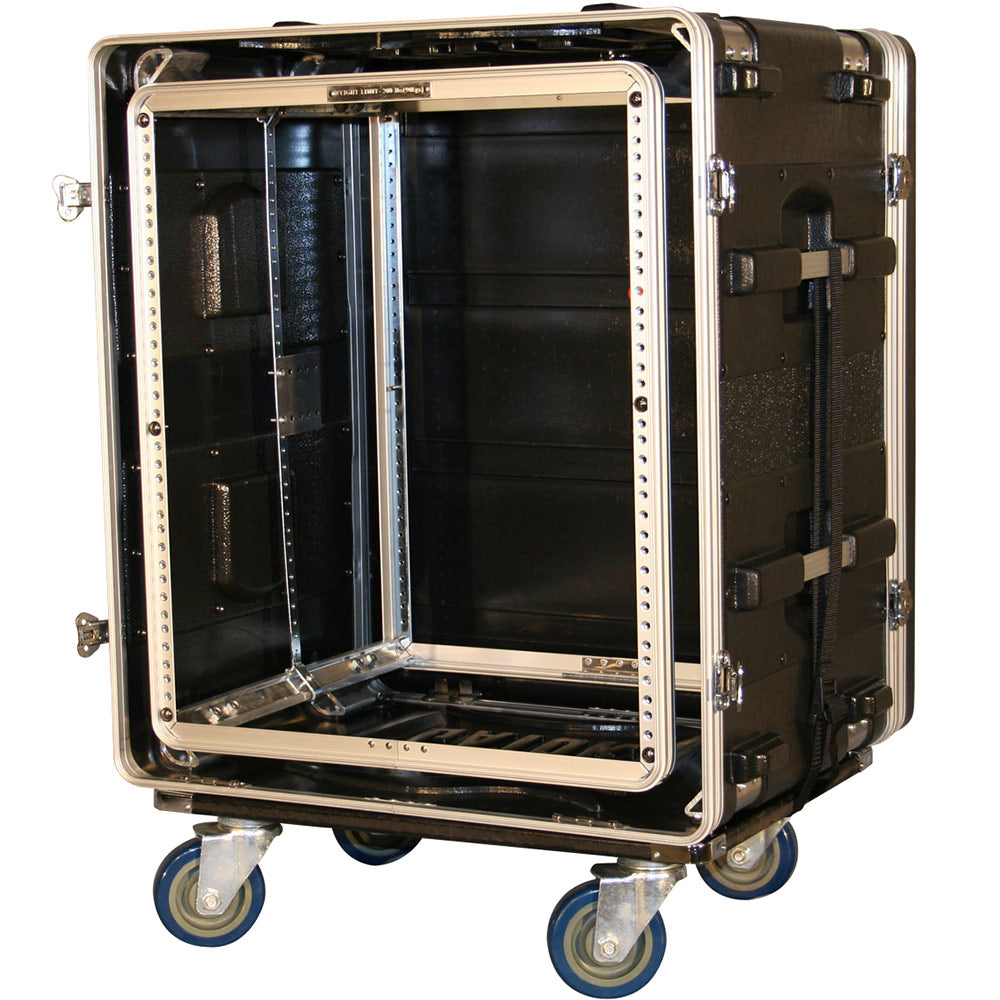 Gator G-SHOCK-12L ATA 12U Shock Rack with Rubber Shock Suspension