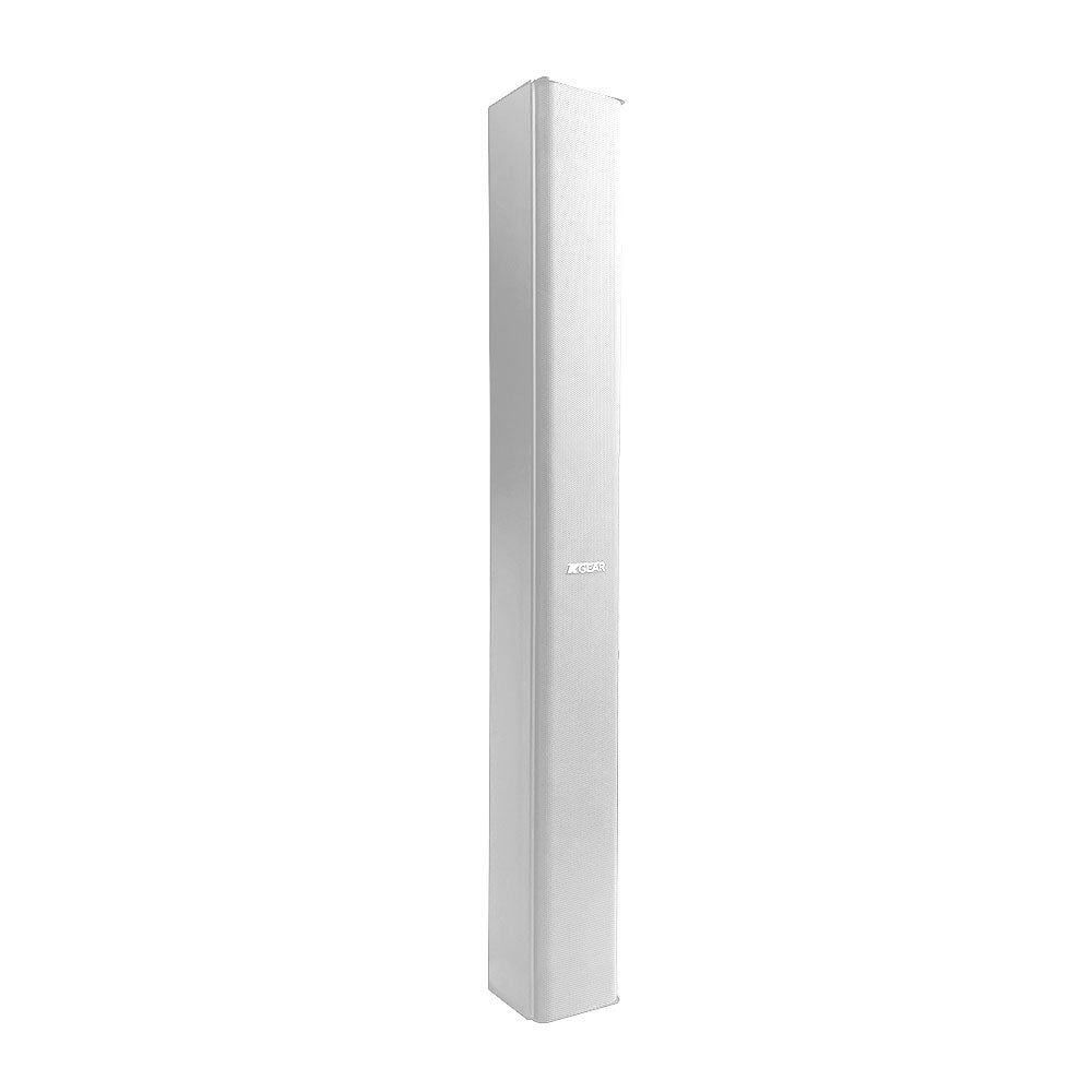 KGear GF82W - Full-Range 8x2-Inch Column Loudspeaker (White)