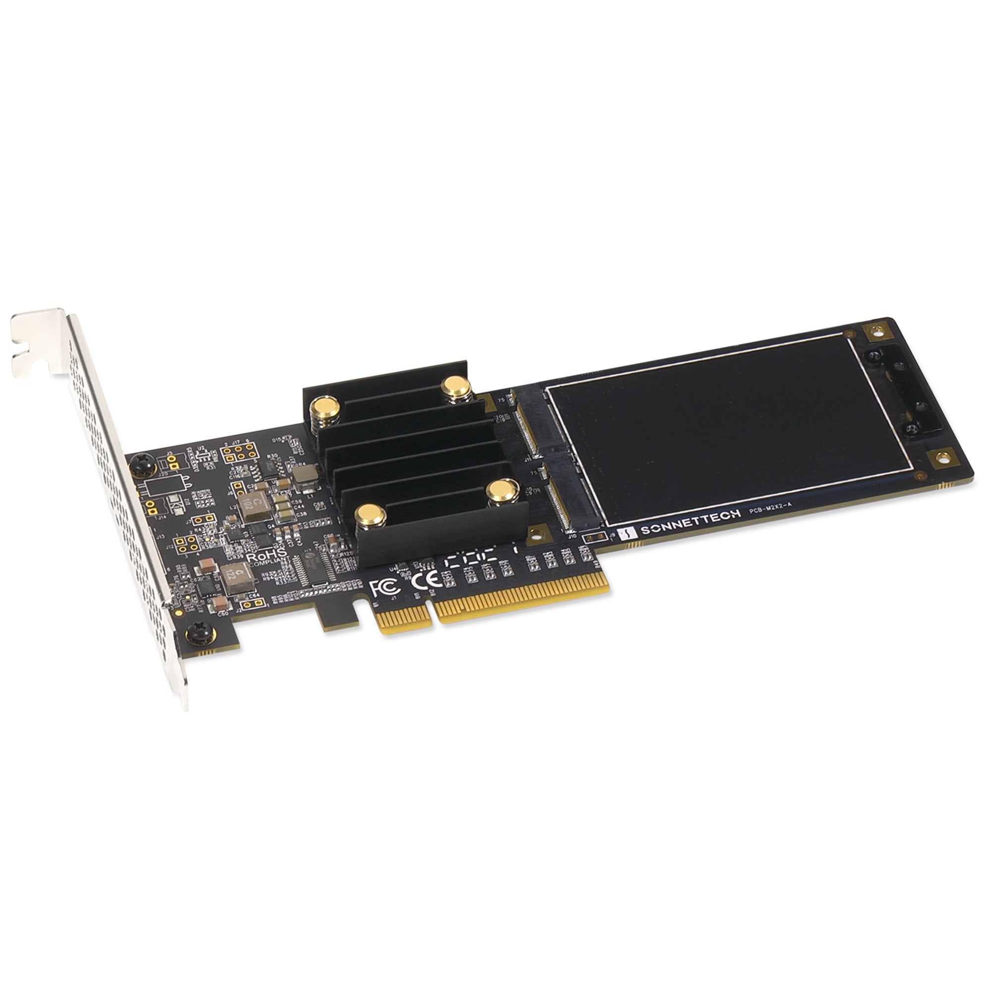 Sonnet FUS-SSD-2X4-E3S - M.2 2x4 Low-Profile NVMe SSD Mount PCIe Card