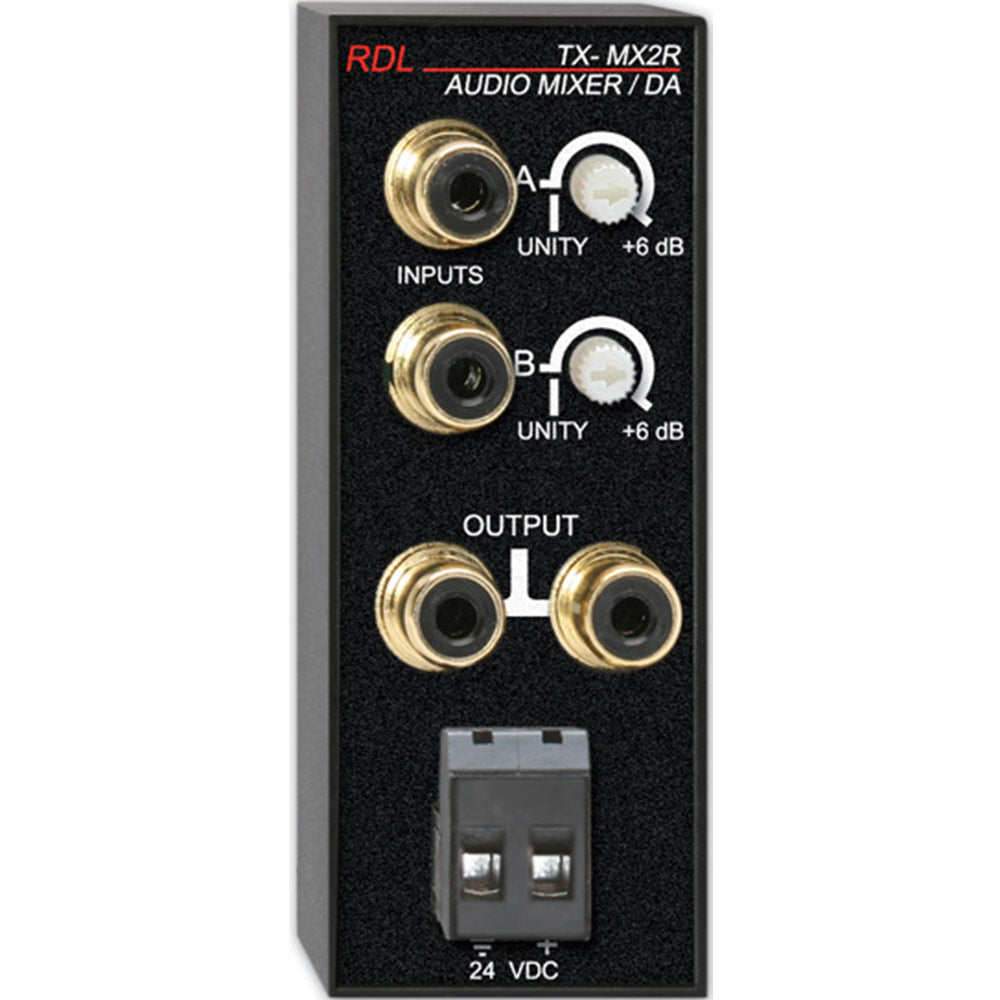 RDL TX-MX2R Installation Audio Mixer / Distribution Amplifier