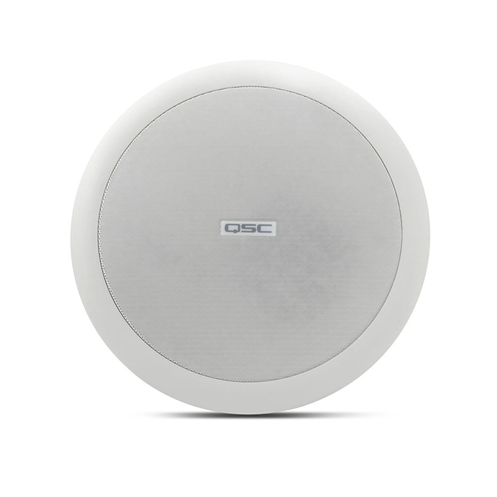 QSC AC-C2T-LP AcousticCoverage Series Full-Range Low-Profile Ceiling Loudspeaker (White)