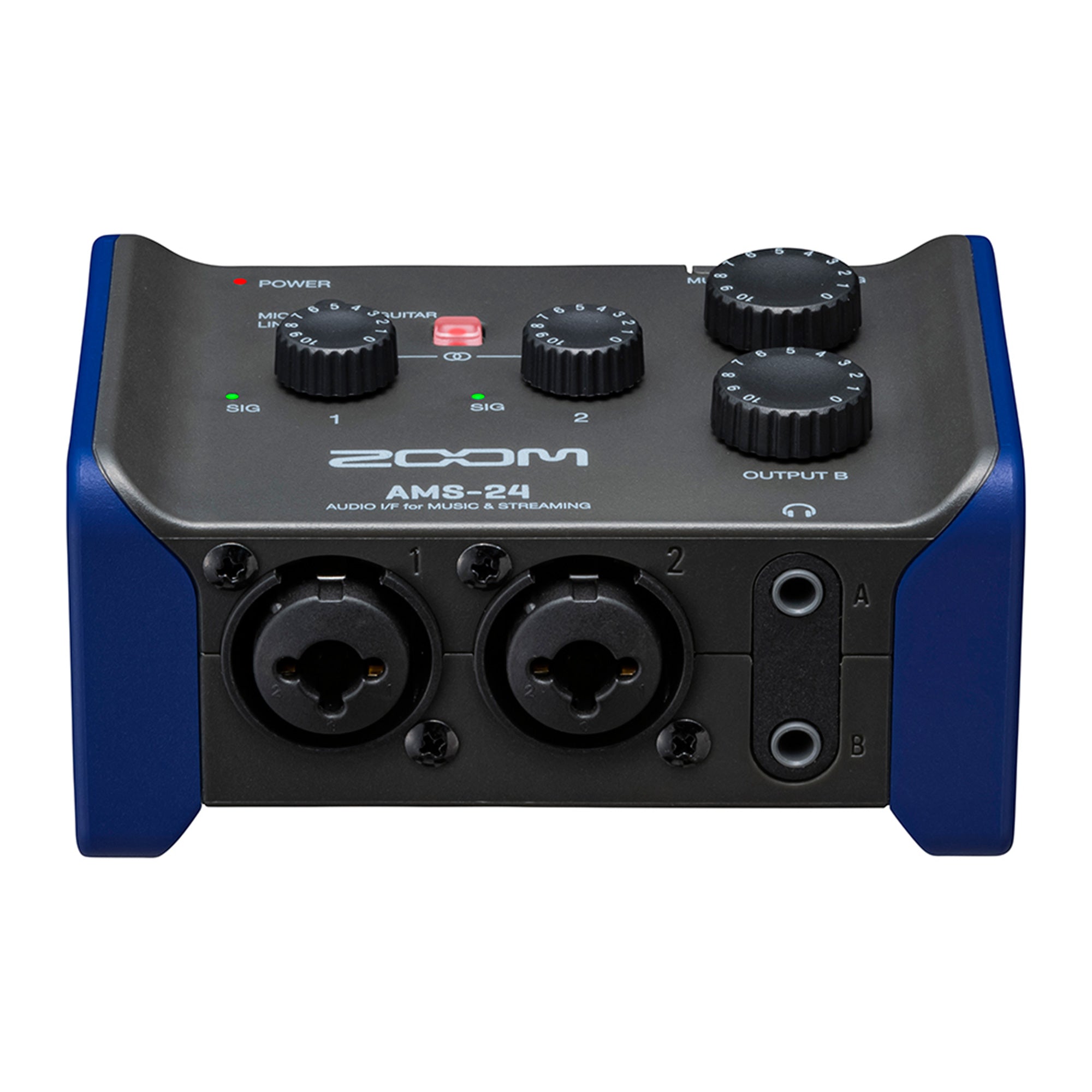 Zoom AMS-24 - Compact USB Audio Interface for Recording or Streaming