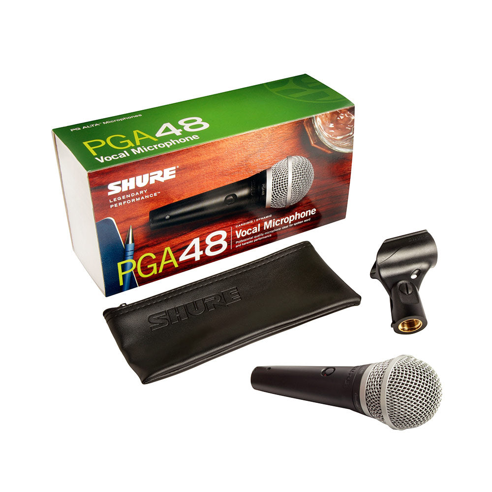 Shure PGA48-LC Handheld Cardioid Dynamic Vocal Microphone