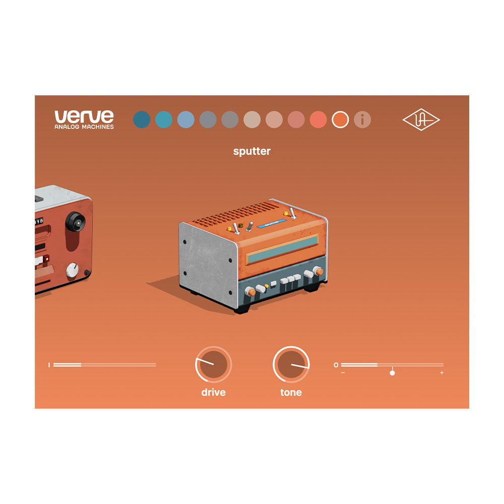 Universal Audio Verve Analog Machines - Vintage Processing Plugins (VST/AU/AAX / UAD or Native)