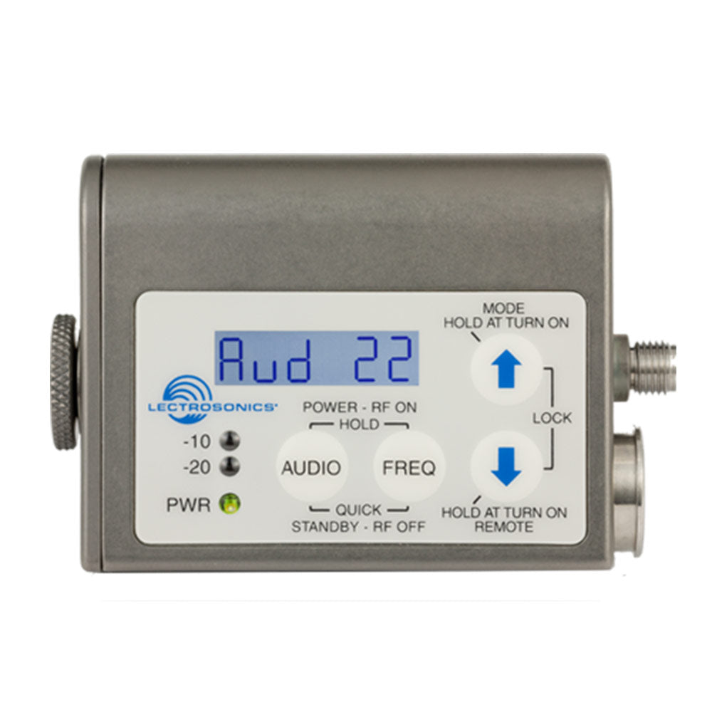 Lectrosonics SMV - Single Battery Digital Hybrid Wireless Transmitter (Block 19 / 486-512 MHz)
