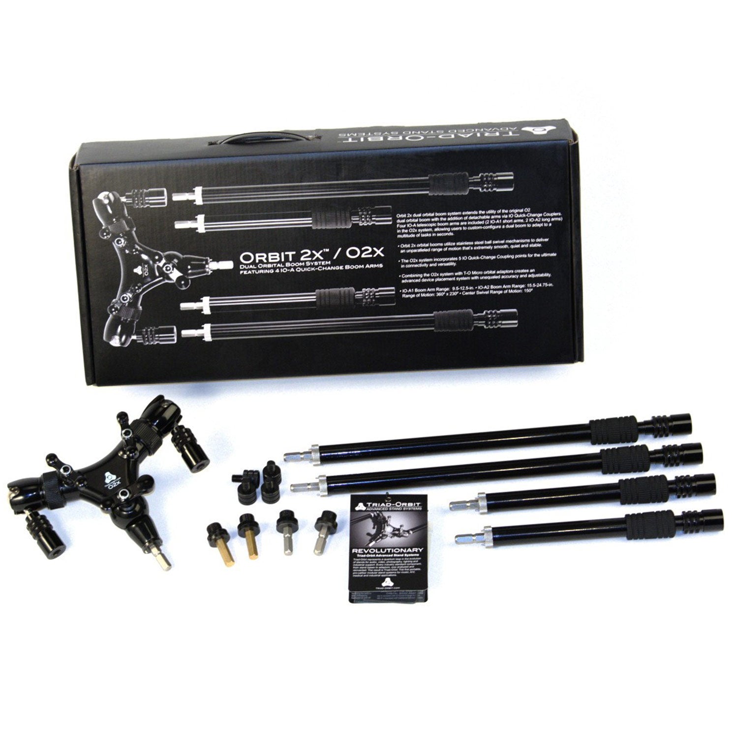 Triad-Orbit O2x Dual Orbital Boom System (with Long And Short Arms)