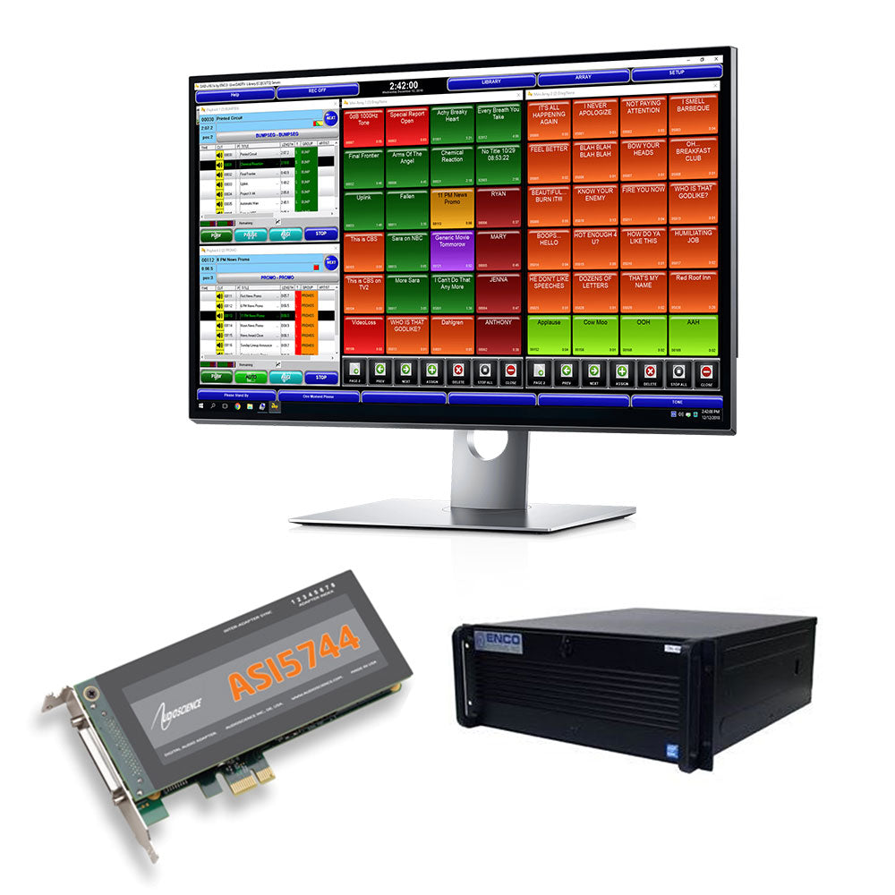 ENCO DADtv - Audio Playout and Automation Bundle for Television