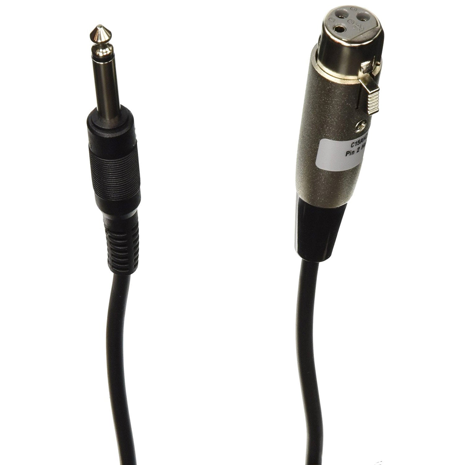 Shure C15AHZ - XLR to 1/4-Inch TS Microphone Cable (15 Foot)