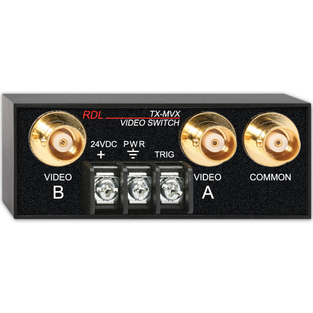 RDL TX-MVX Manual Remote Controlled Video Switch - 2x1 BNC