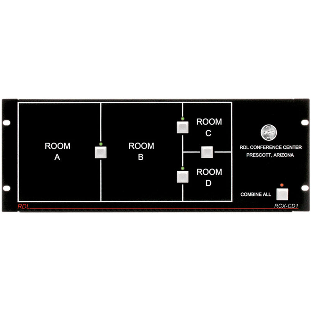 RDL RCX-CD1 Remote Control for RCX-5C Room Combiner