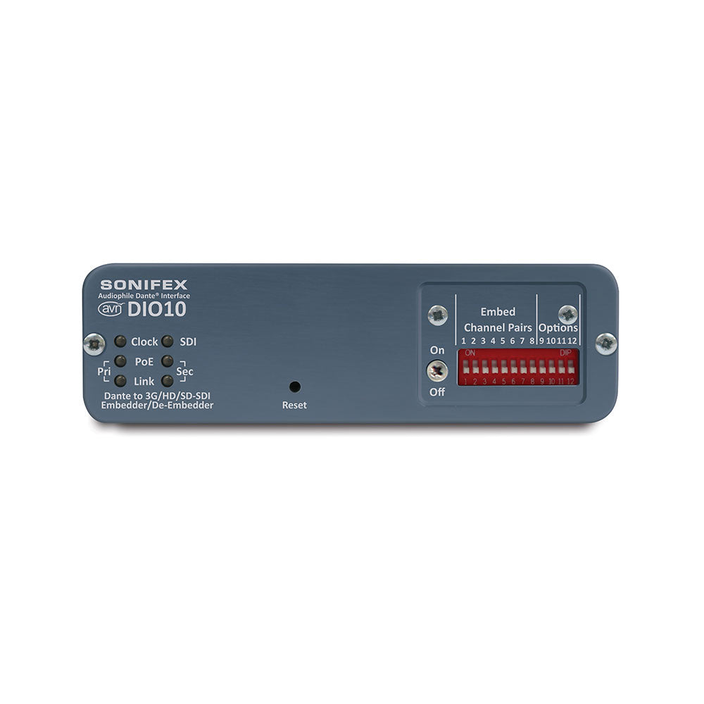 Sonifex AVN-DIO10 Dante to 3G/HD/SD-SDI Embedder/De-Embedder