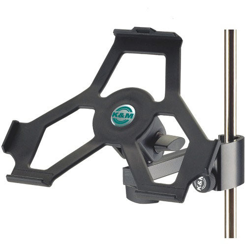 K + M 19722 Clamp-On Microphone Stand Mount for iPad 2