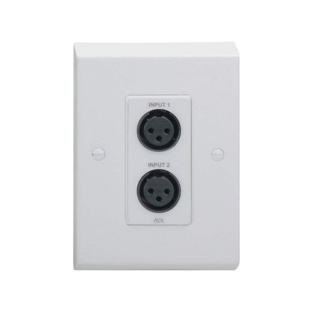 RDL EP-1W - European Adapter Plate for Single D-Style Product (White)