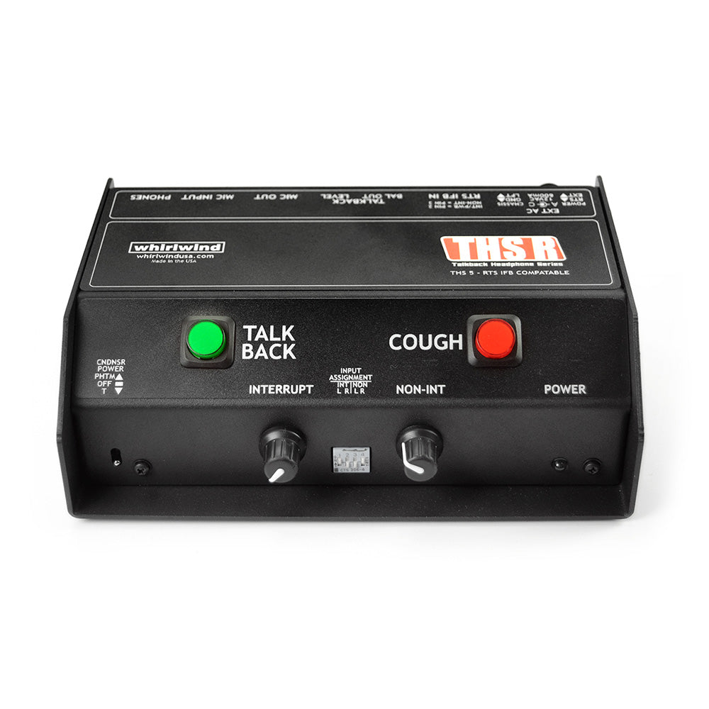 Whirlwind THS-R Announcers Talkback Headphone Box