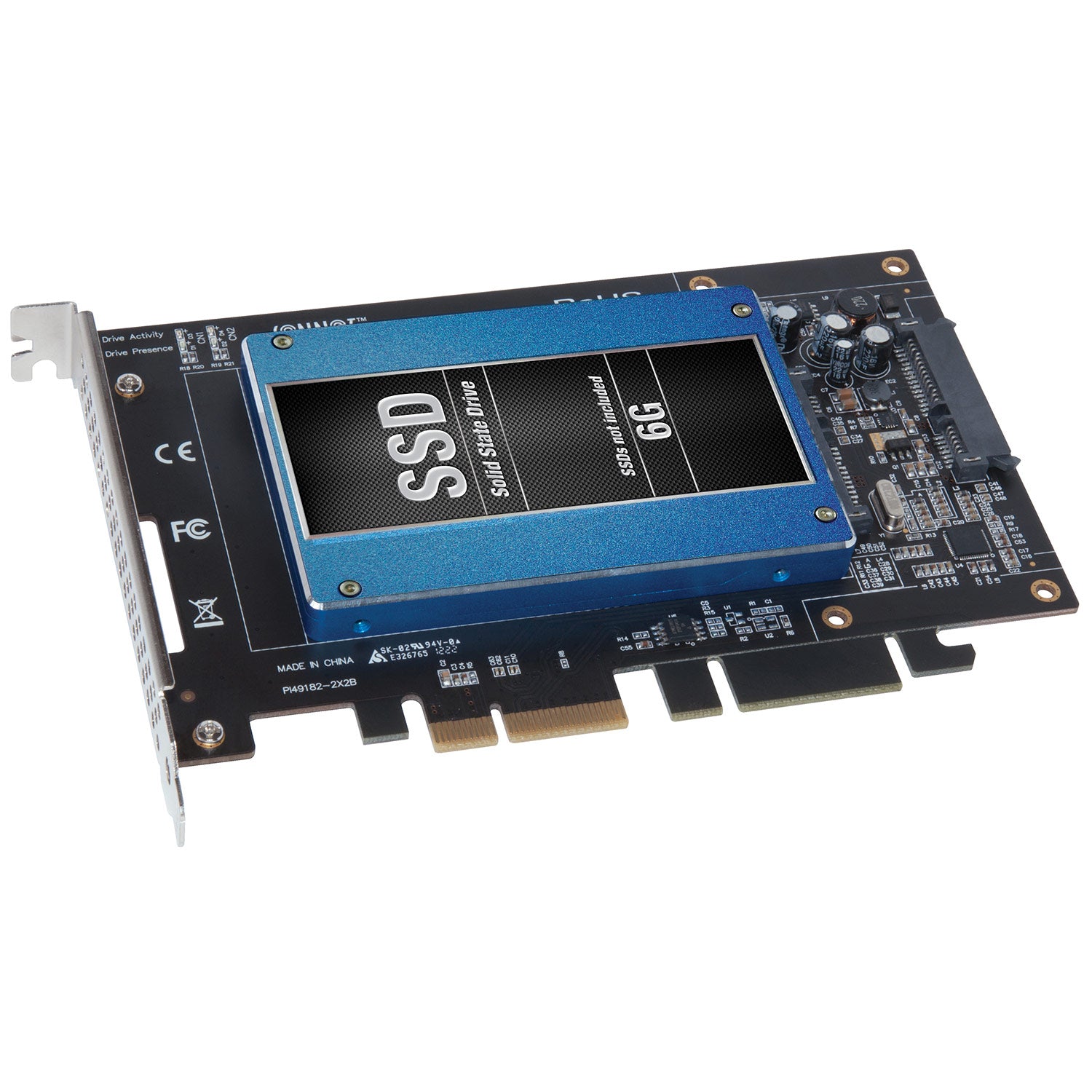 Sonnet TSATA6-SSD-E2 - Tempo SSD 6Gb/s SATA PCIe 2.0 Drive Card for SSDs
