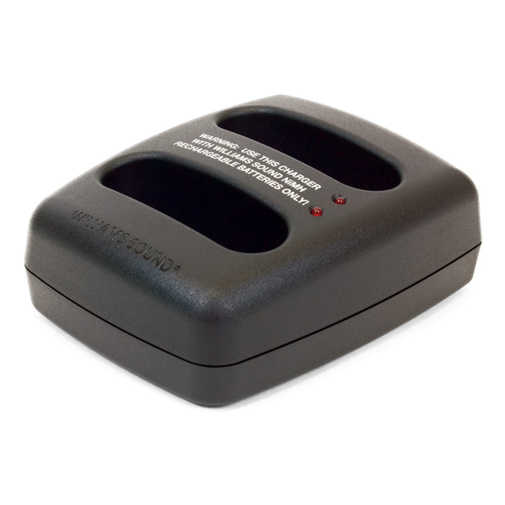 Williams AV CHG 3502 Two-Bay, Drop-In Charger For FM/Infrared Body-Pack Transmitters/Receivers