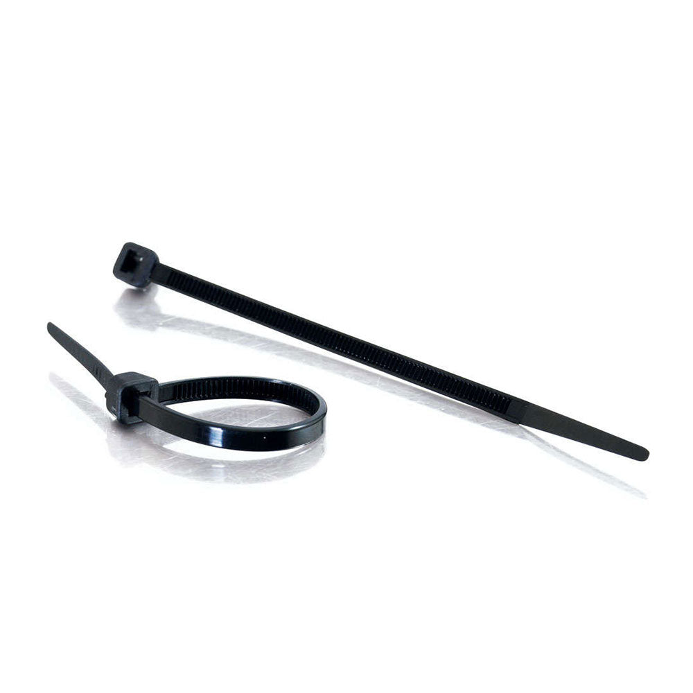 C2G 43038 7.5in Cable Tie Multipack (100 pack) - Black