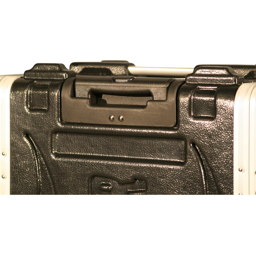 Gator GRR-6L Rolling ATA Style 6U Deluxe Polethylene Rack with Front and Rear Rack Rails