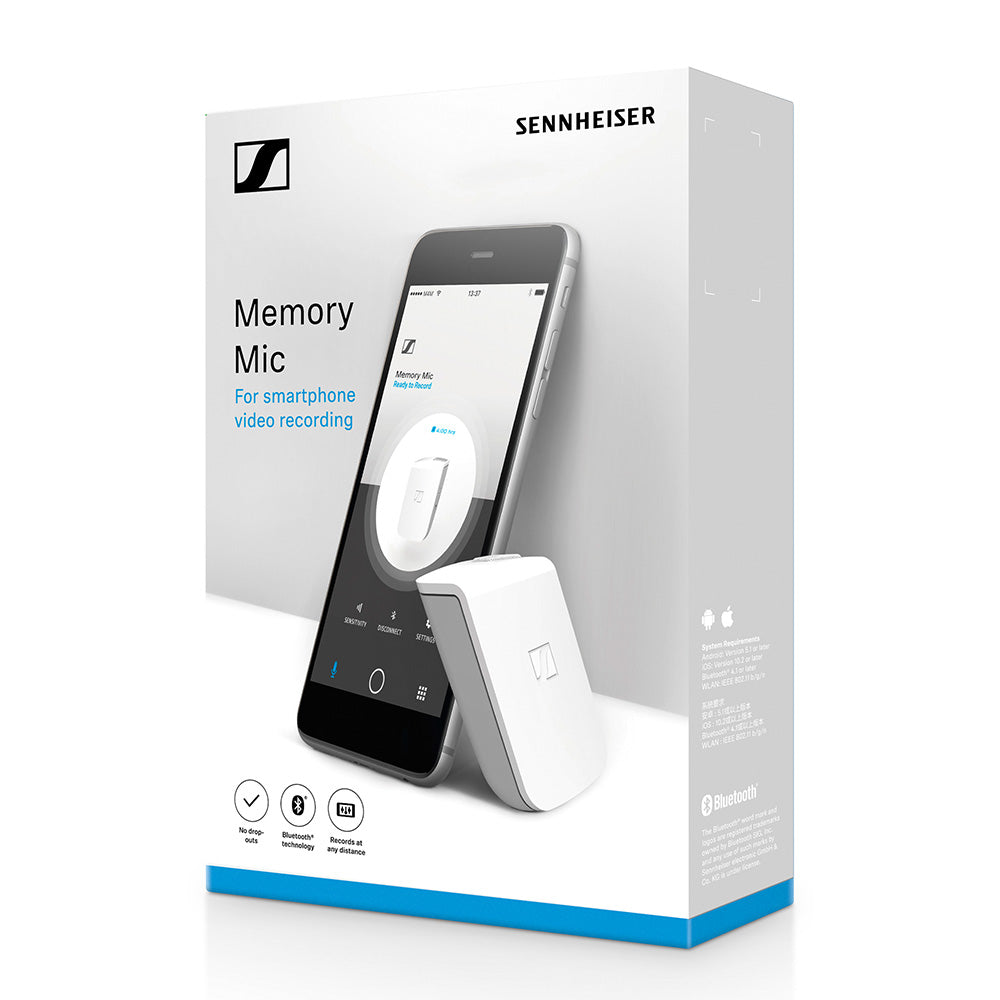 Sennheiser Memory Mic - Portable Wireless Recorder for Smartphones