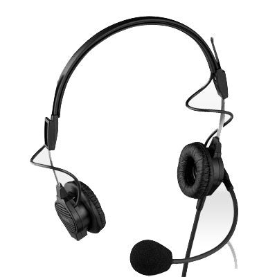 RTS PH-44 Dual Sided Headset with Flex Dynamic Boom Microphone and A4F connector