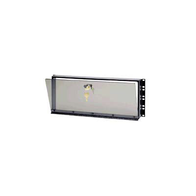 Middle Atlantic SECL-2 Two-Space Hinged Smoked Plexiglass Security Cover