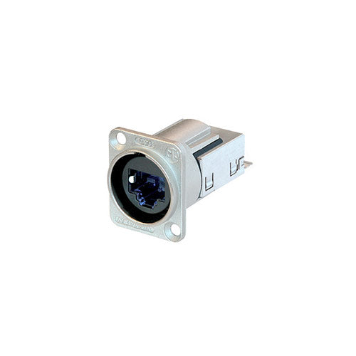 Neutrik NE8FDY-C6 EtherCON D Series Cat6 Receptacle (Nickel)