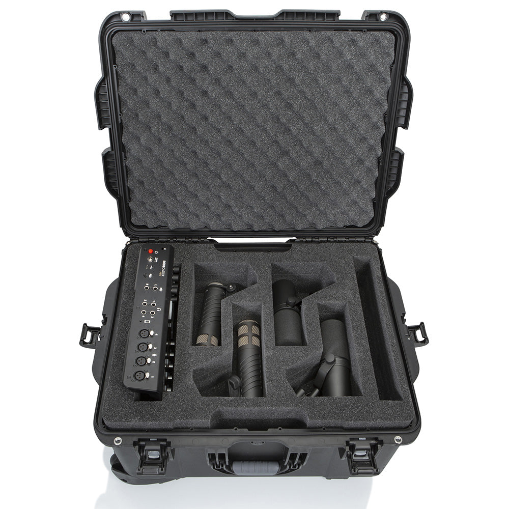 Gator GWP-TITANRODECASTER4 - Titan Case For RODEcaster Pro / 4 Mics / 4 Headsets