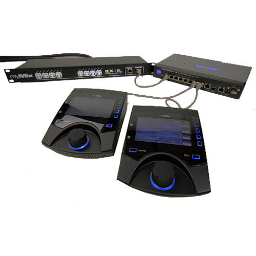 myMix IEX-16L-A 16 Channel Digital/Analog Input Expander for myMix Systems