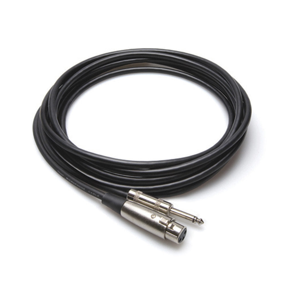 Hosa MCH-105 Microphone Cable, Hosa XLR3F to 1/4 inch TS, 5 feet
