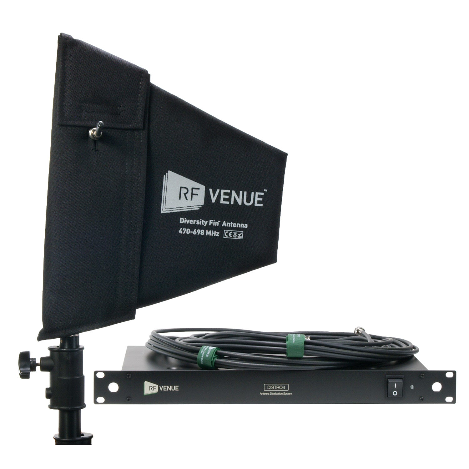 RF Venue DFINDISTRO4 Antenna Distribution System (Stand Mount DFIN and DISTRO4)