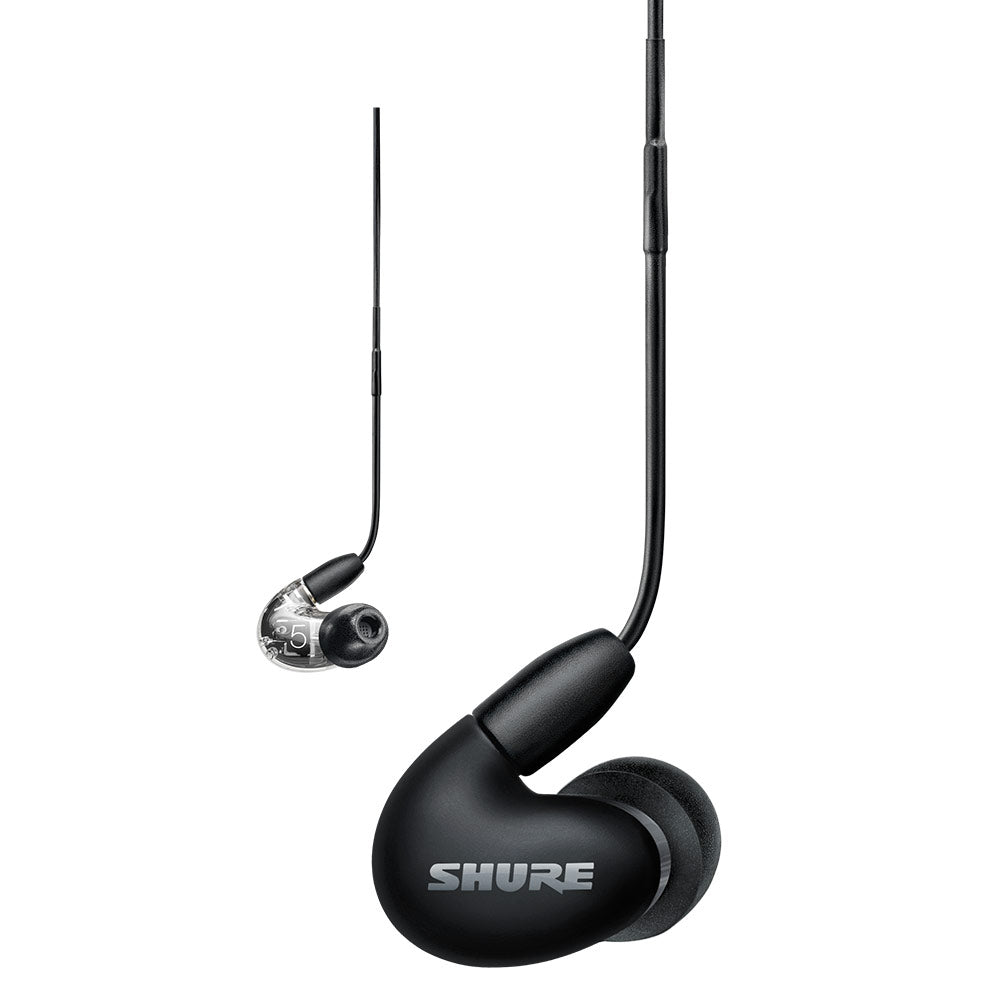 Shure SE53BA AIONIC 5 Sound Isolating Earphones with Universal Cable (Black)