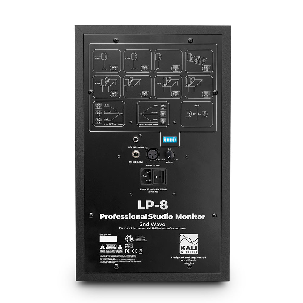 Kali Audio LP-8 V2 - Active Two-Way 8-Inch Studio Monitor