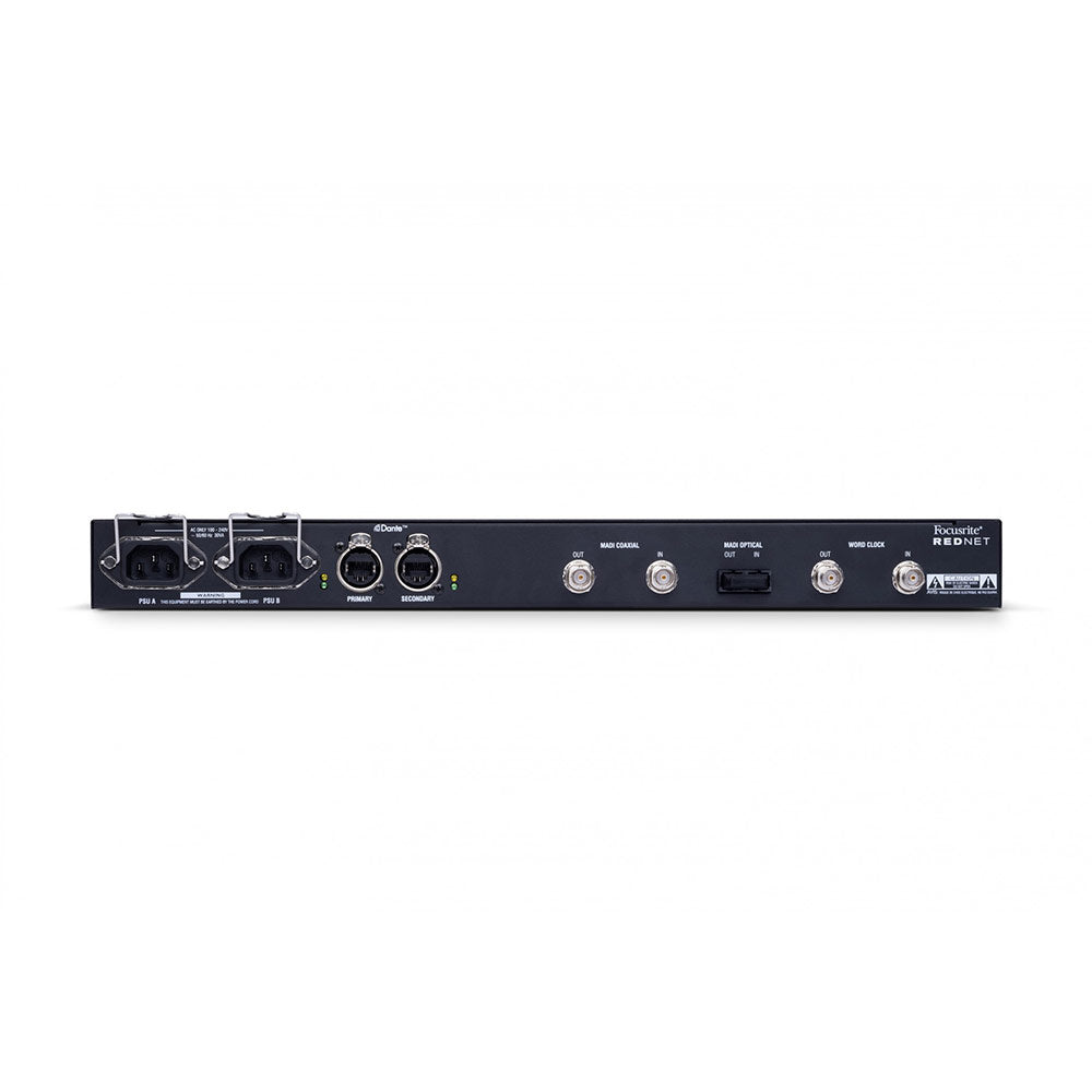 Focusrite RedNet D64R 64x64 MADI to Dante Audio Network Interface