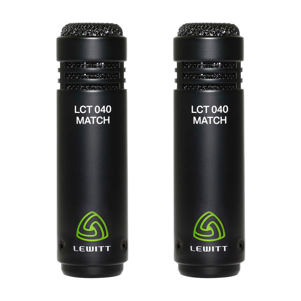 Lewitt Audio LCT 040 MATCH - Small-Diaphragm Condenser Microphone (Matched Stereo Pair)