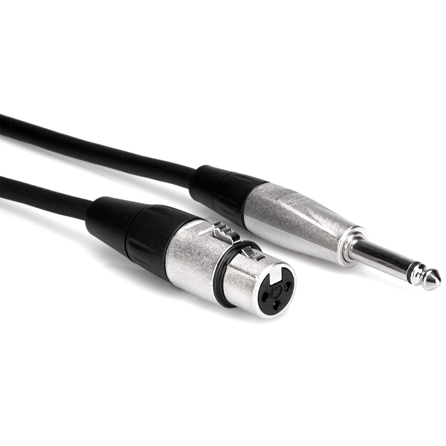 Hosa HXP-010 Pro Unbalanced Interconnect, REAN XLR3F to 1/4 inch TS, 10 feet