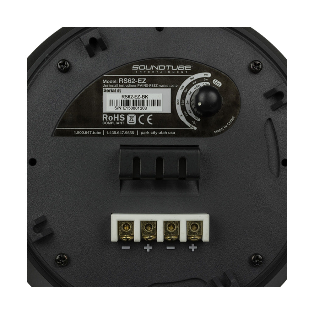 Soundtube RS62-EZ-WH - Two-Way 6.5-Inch Hanging Loudspeaker (White)