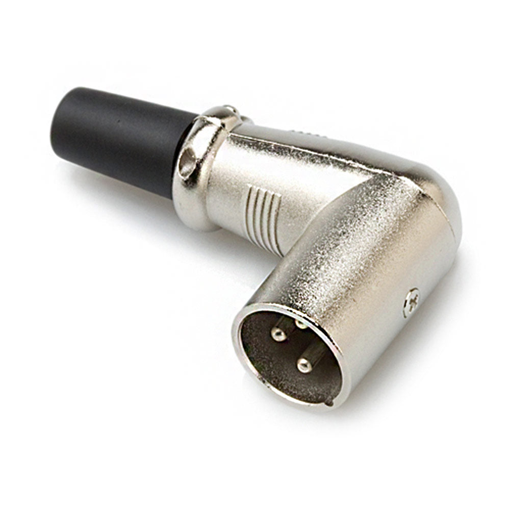 Hosa XRR-318M Connector - Right-Angle XLR3M