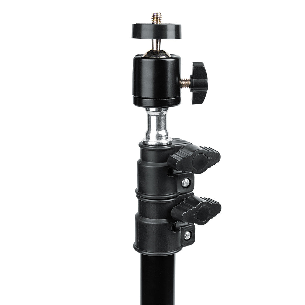 Gator GFW-RINGLIGHTTRIPD - Ring Light Round Base Tripod Stand with Phone Clamp