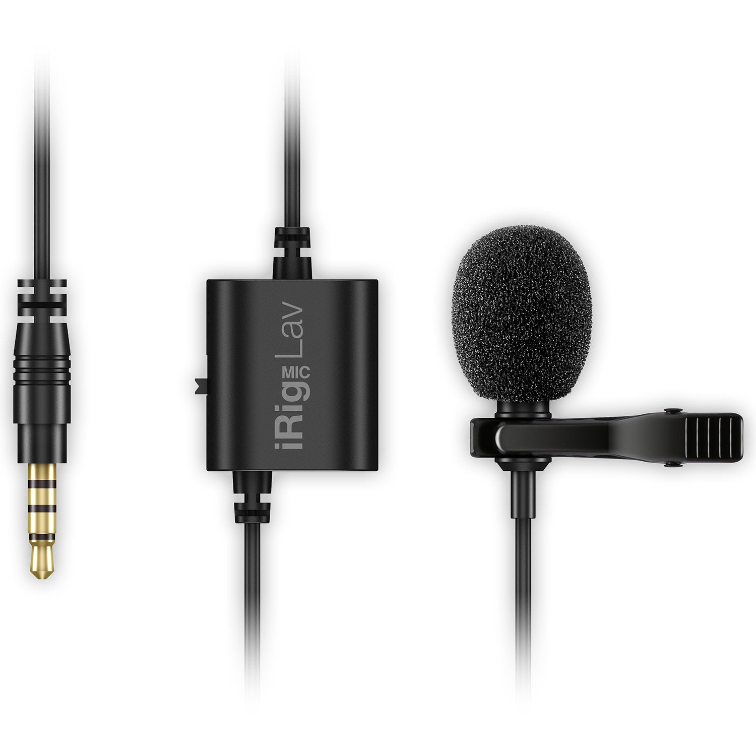 IK Multimedia iRig Mic Lav - Compact Lavalier Microphone for Smartphones or Tablets