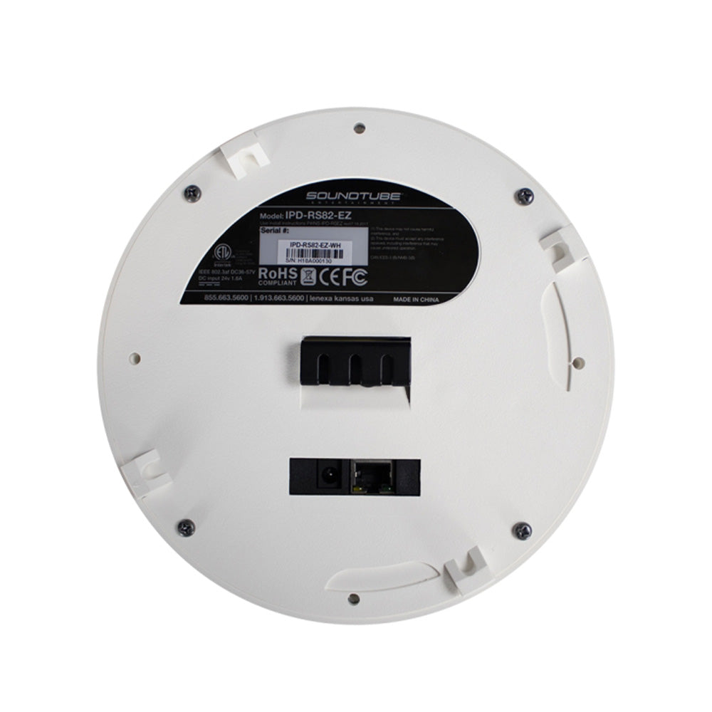 Soundtube IPD-RS82-EZ-WH - Coaxial 8-Inch Dante-Enabled Hanging Loudspeaker (White)