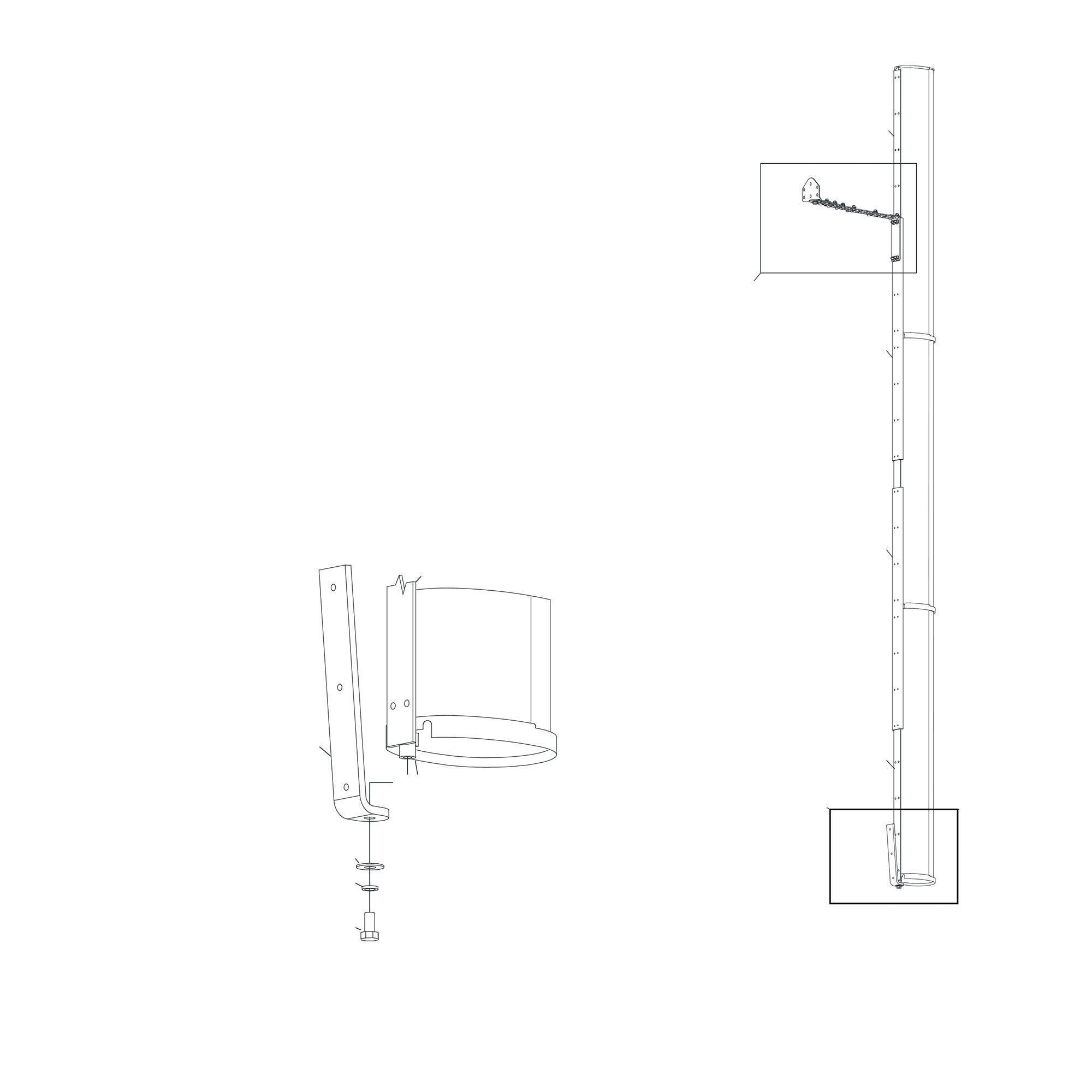 Biamp Desono ENT-PT - Pan-Tilt Bracket for ENT-FR or ENT-LF Loudspeakers (White)