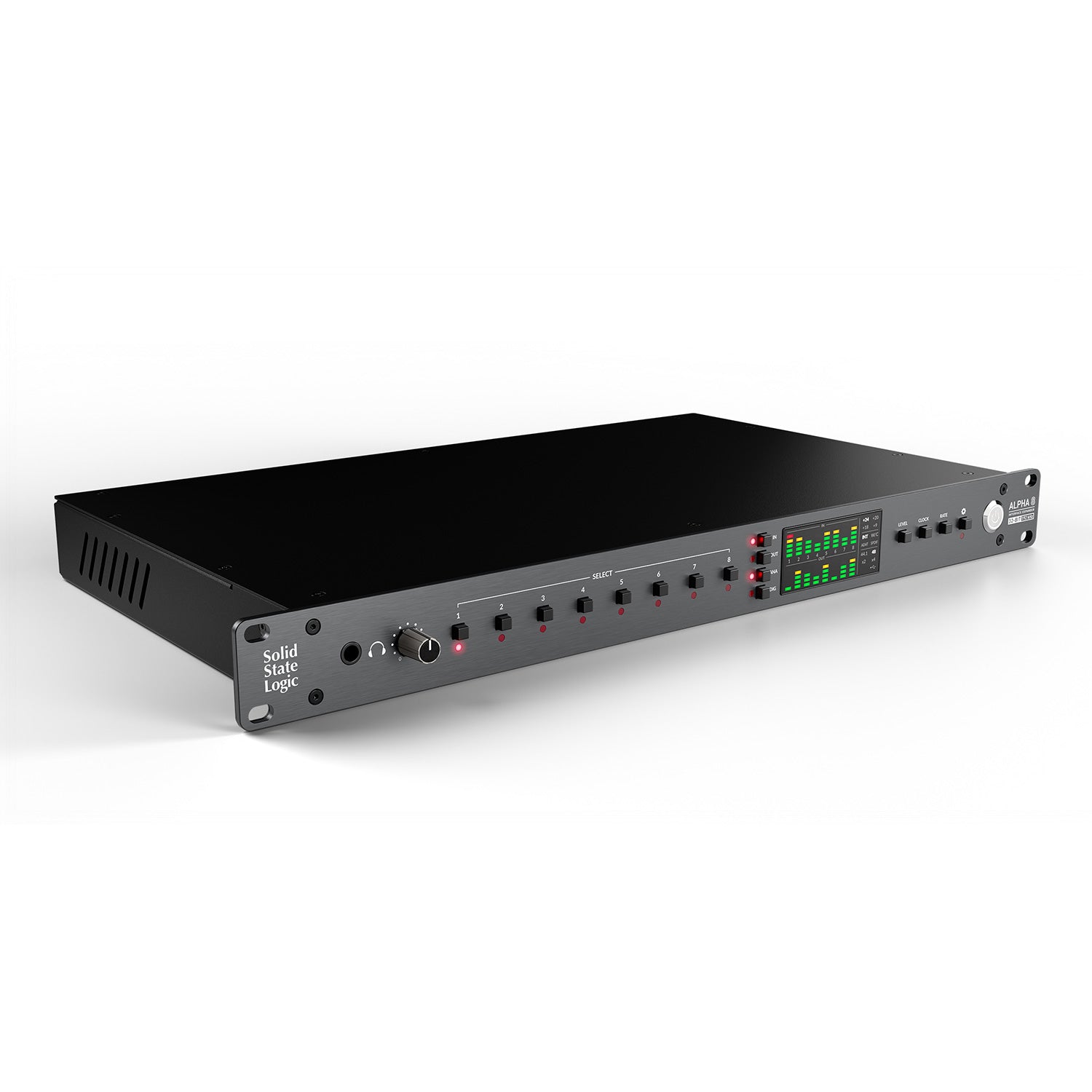 SSL ALPHA 8 - 8-in/8-out Professional-Grade AD/DA Converter / 18-in/18-out USB Audio Interface