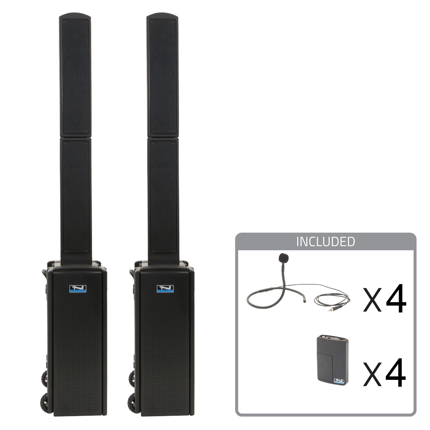 Anchor Audio Beacon 2 AirFlex XR4 - Portable PA Package with 4x Wireless Collar Microphones