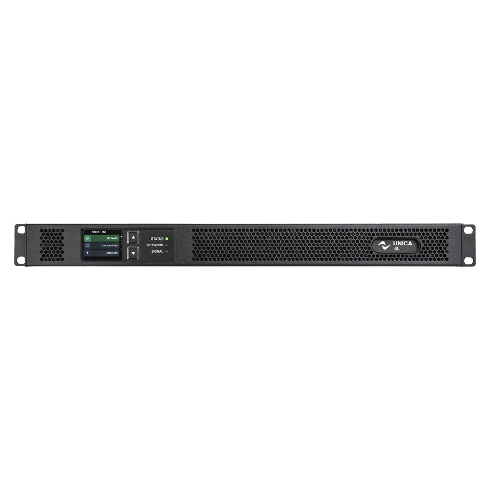 Powersoft Unica 4L 16K4 - 16000W Four-Channel Cloud-Based Amplifier Platform
