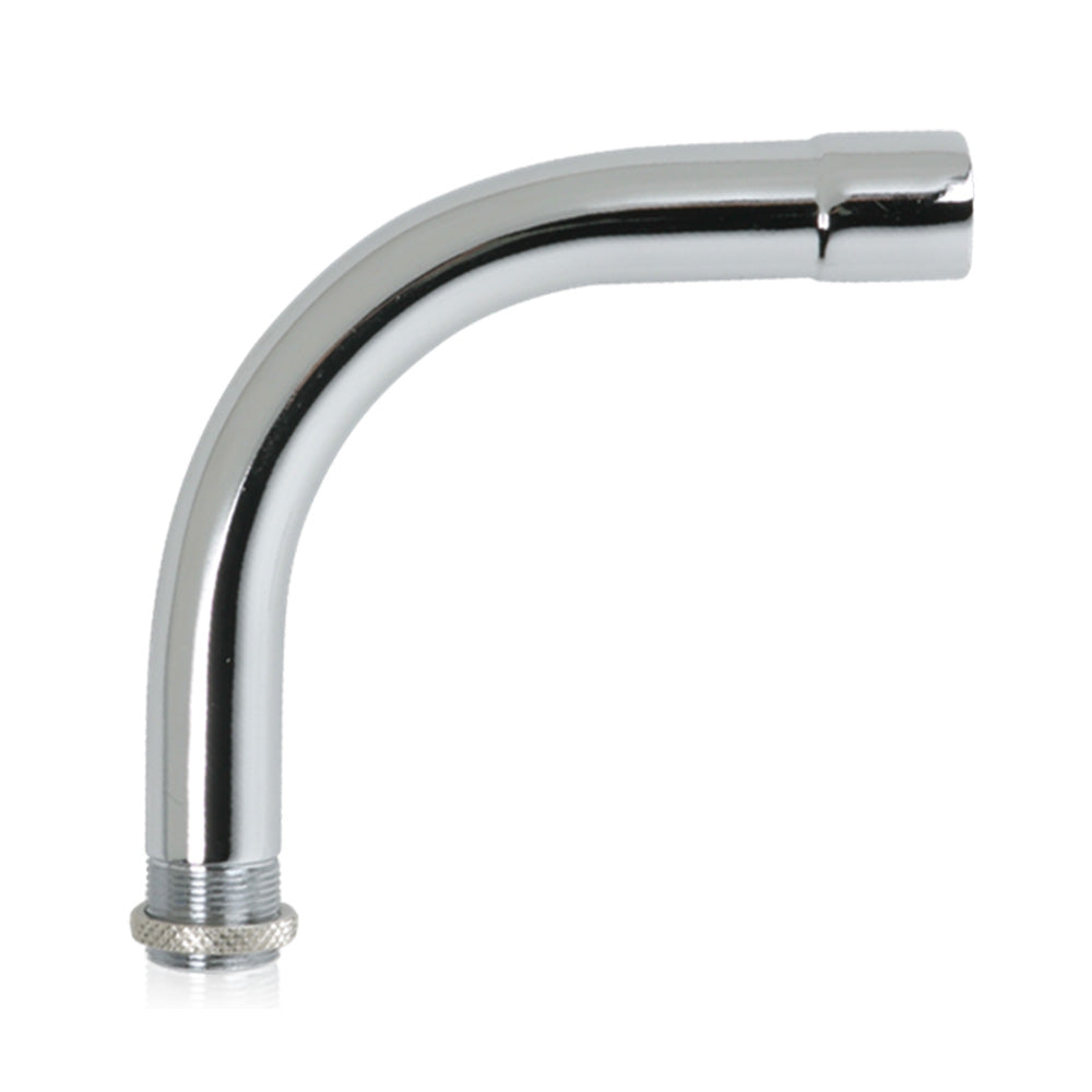 AtlasIED AD-14B Microphone Extension Tube with 90-Degree Angle (Chrome)