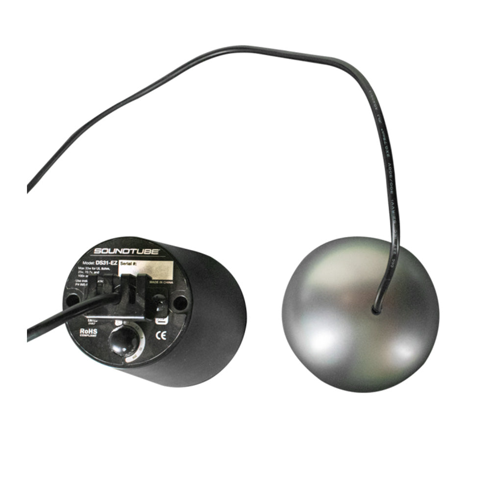 Soundtube DS31-EZ-CS-SL - Cylindrical Sleeve Hanging Loudspeaker (Silver)