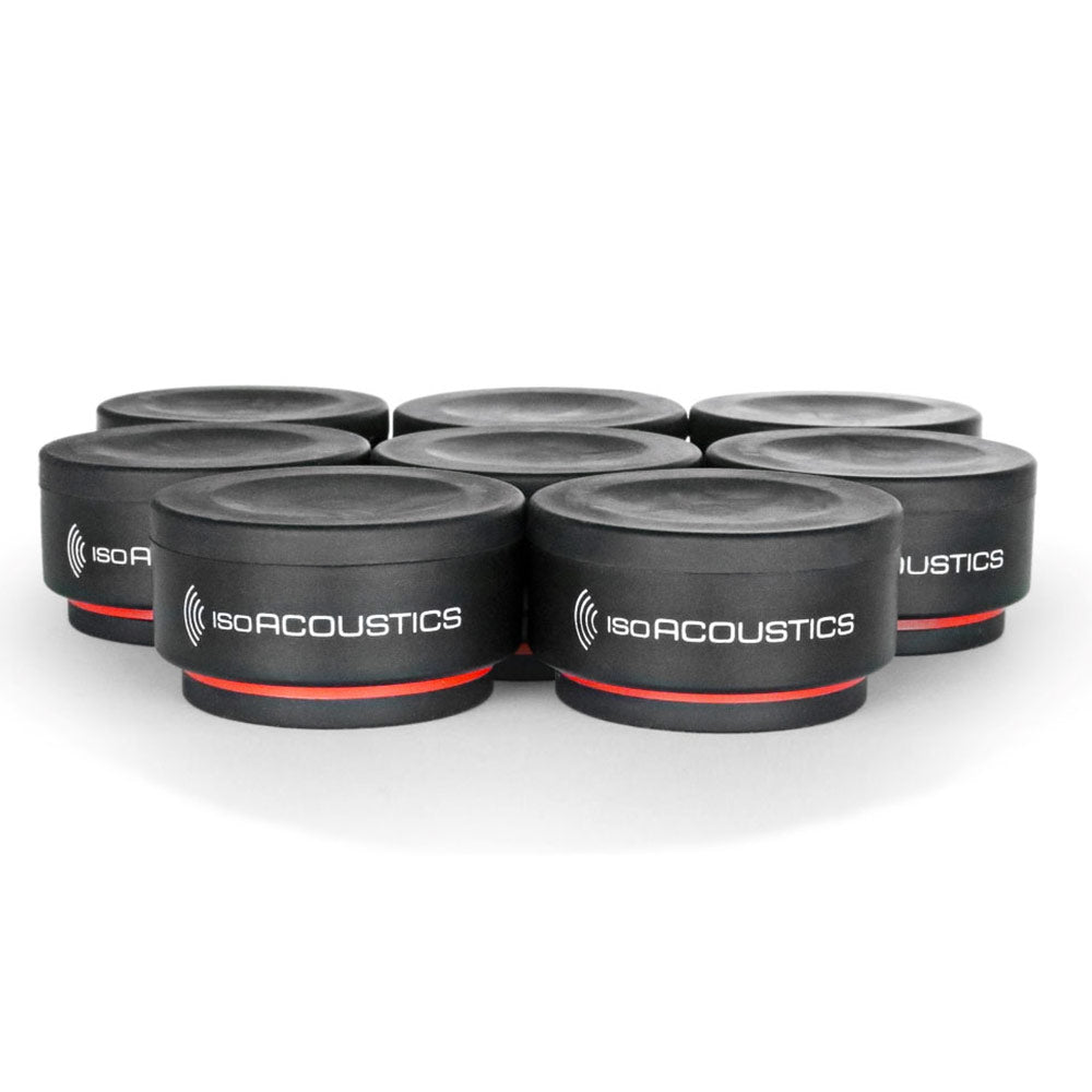 IsoAcoustics ISO-Puck Mini - Monitor Isolation Risers (Set of 8)